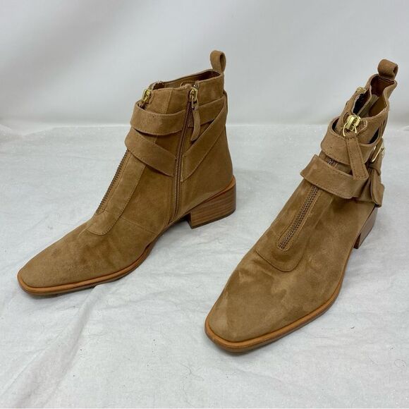 Paolo Suede Heeled Ankle Boots- Size 7.5 - Picture 7 of 15